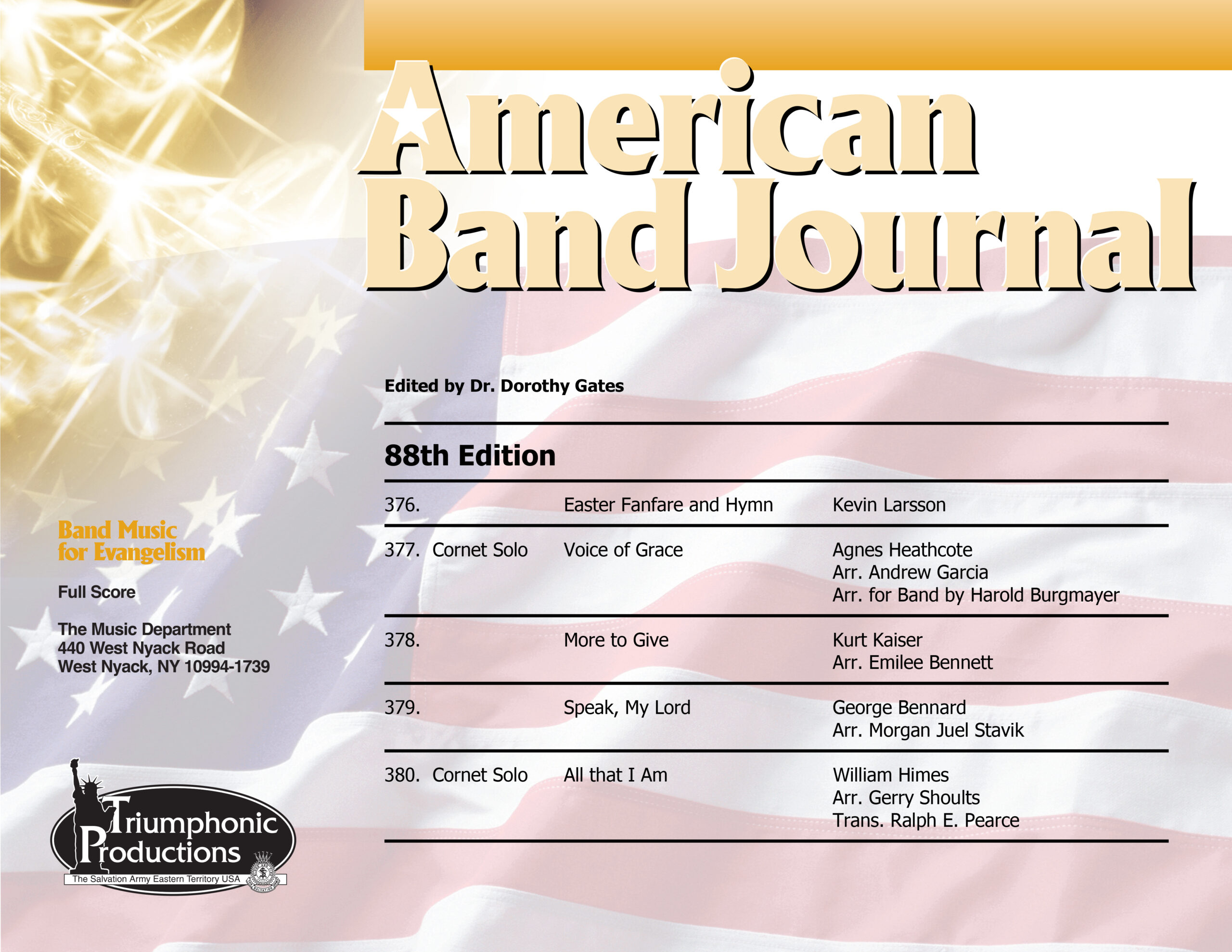 New American Band Journal – 88th Edition